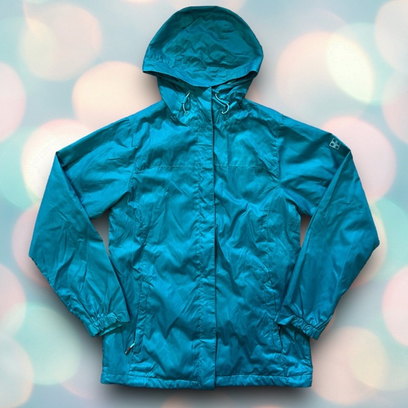Swiss Alps Women’s Blue Teal Lightweight Windbreaker Jacket Size S - Picture 2 of 5